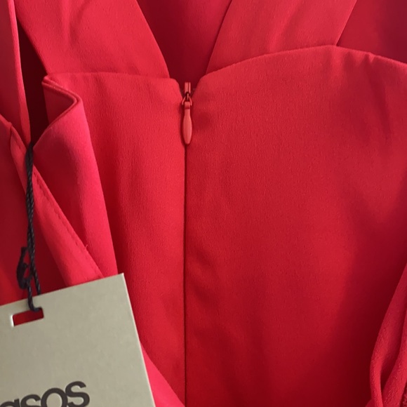 SALE ASOS Pink Double Strap Cocktail Dress - Picture 10 of 16